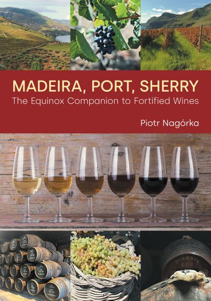 book cover showing bottles of madeira, port and sherry